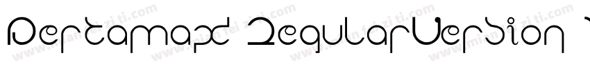 Pertamax RegularVersion 1.00字体转换